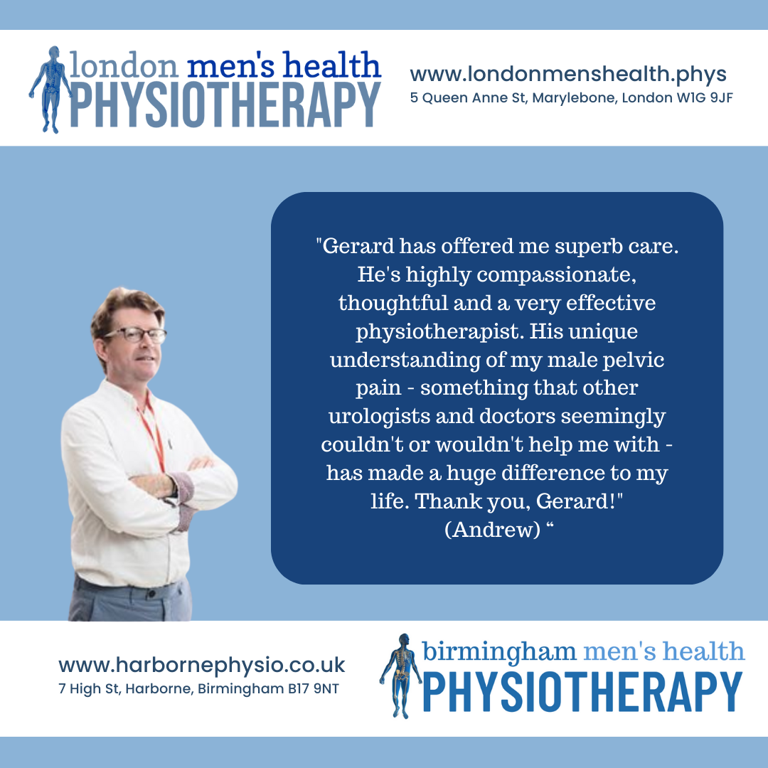 Male Pelvic Pain Patient Feedback